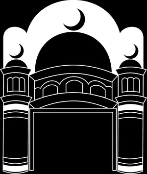 мечеть вектор - картинки для гравировки